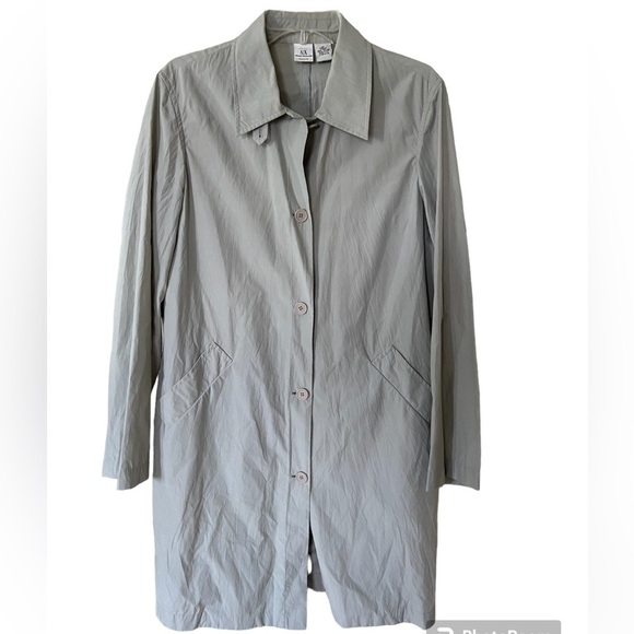 Armani Exchange Trademark light nylon jacket size M in sage color,simply elegant - Picture 1 of 9